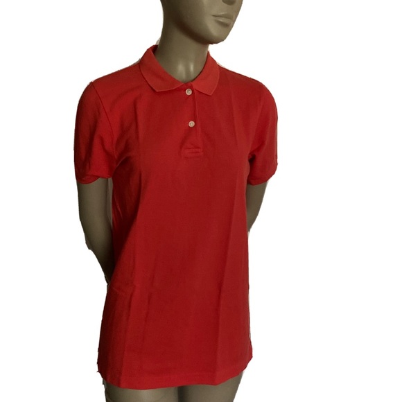 COPY - J.Crew Women's Short Sleeve Coral PoloShirt Size Small - Picture 1 of 13